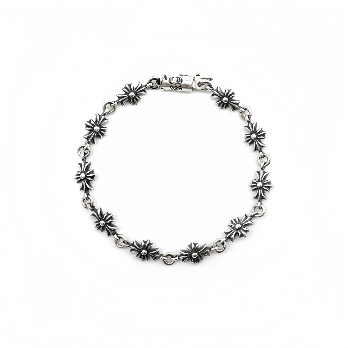 Chrome Hearts Silver Tiny E Bracelet