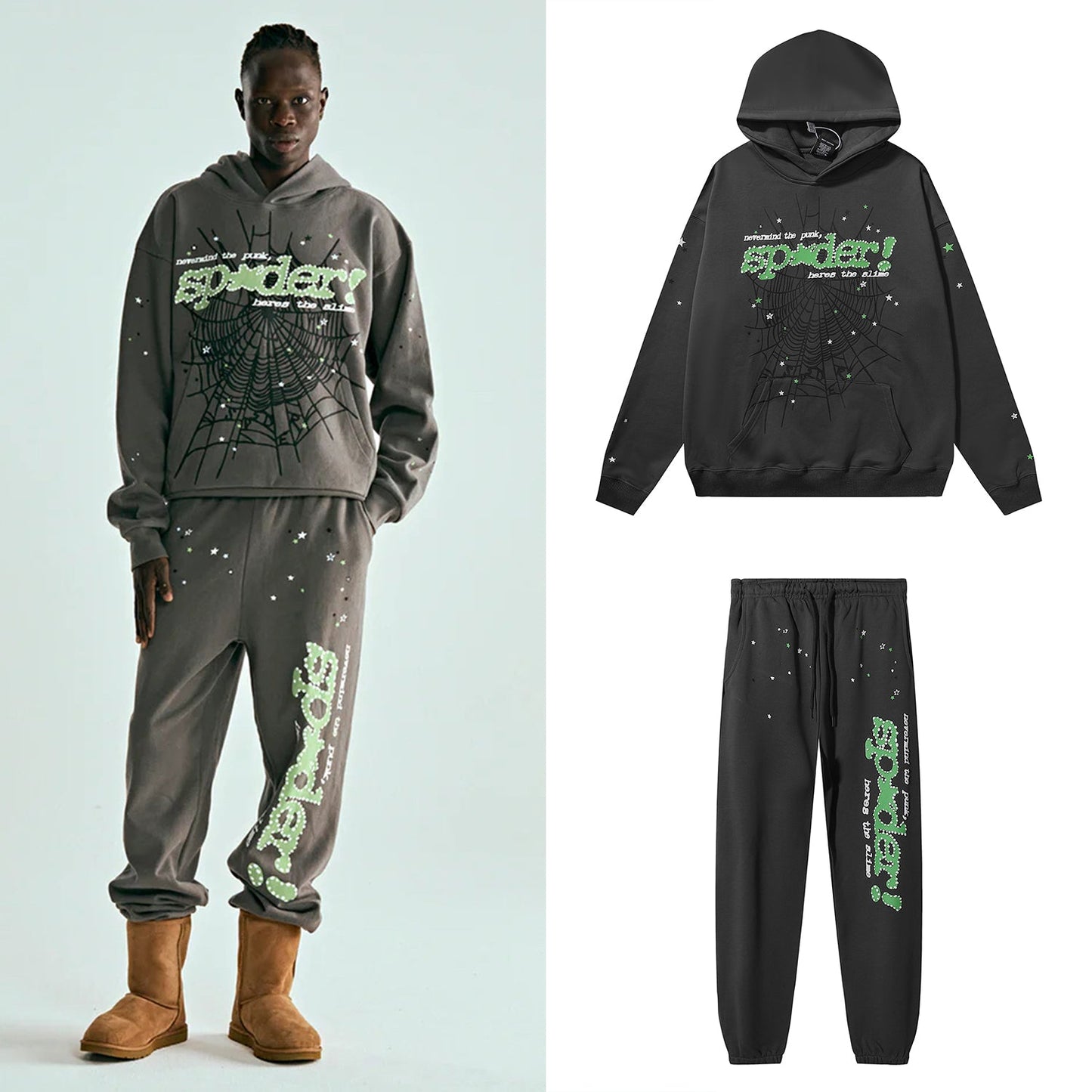 Sp5der Hoodie Suit