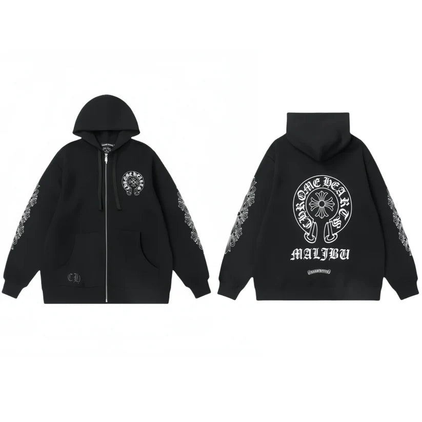 Chrome Hearts New Zip Up Hoodie 8515
