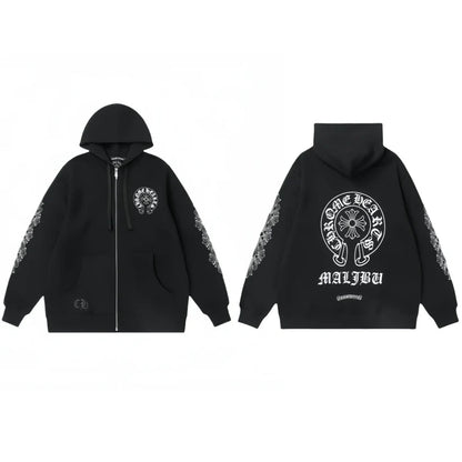 Chrome Hearts New Zip Up Hoodie 8515