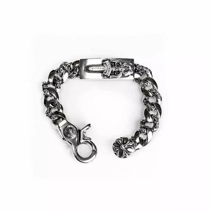 Chrome Hearts DAGGER ID FANCY LINK CLIP BRACELET 6