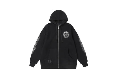 Chrome Hearts New Zip Up Hoodie 8515