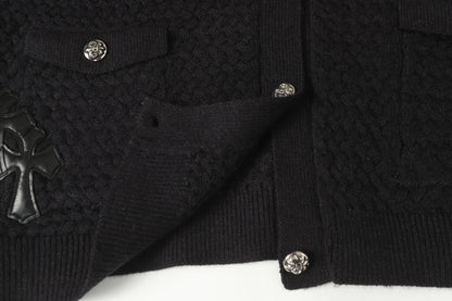 Chrome Hearts New Cardigan Sweater Jacket M904