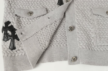 Chrome Hearts New Cardigan Sweater Jacket M904