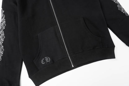 Chrome Hearts New Zip Up Hoodie 8515