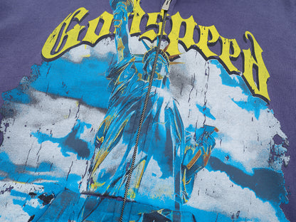 God Speed Zip Up Hoodie-G129